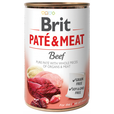 Brit Care Konzerva Brit Paté & Meat Beef 400g