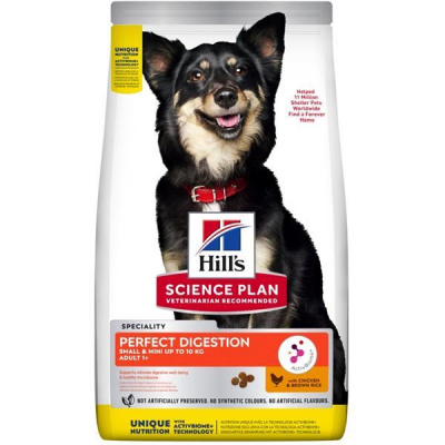 Hill´s Pet Nutrition, Inc. Hill's Science Plan Canine Perfect Digestion Small & Mini Dry 1,5 kg