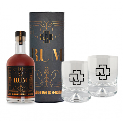 1423 Aps Rammstein rum + 2 originální skleničky, 40%, 0,7l