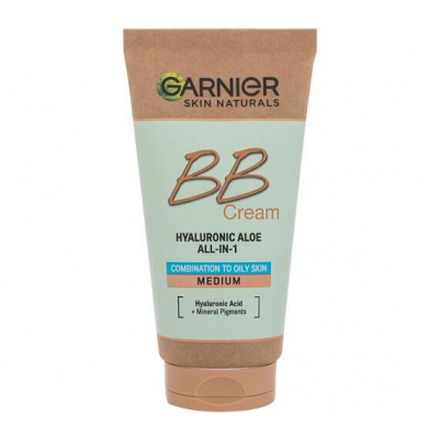 BB krém Garnier Skin Naturals BB Cream Hyaluronic Aloe All-In-1, 50 ml, odstín Medium