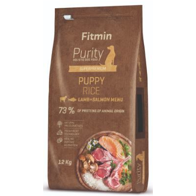 Fitmin dog Purity Rice Puppy Lamb & Salmon 3 x 12 kg+DOPRAVA ZDARMA+1x masíčka Perrito! (+ SLEVA PO REGISTRACI / PŘIHLÁŠENÍ ;))