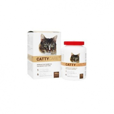 Catty Care Probiotika pro kočky a koťata plv 100g Ostatní 54465id