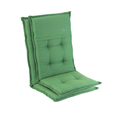 Blumfeldt Coburg, polstr, čalounění na židli, vysoké opěradlo, zahradní židle, polyester, 53 x 117 x 9 cm, 2 x podložka (CPT10_New_16)