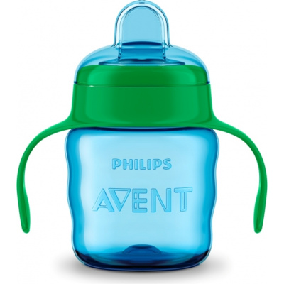Philips AVENT hrneček pro první doušky Classic s držadly Modrý 200 ml