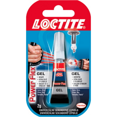 Loctite sekundové lepidlo Super Bond Power Flex Gel 2 g