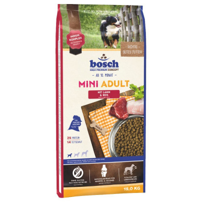 bosch Mini Adult Lamb & Rice - Výhodné balení 2 x 15 kg