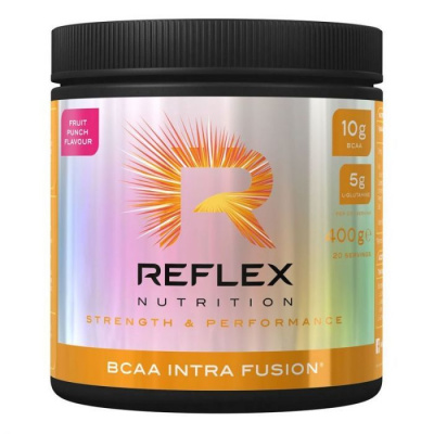 BCAA Intra Fusion - Reflex Nutrition Příchuť: Ovocný punč, barva: violet, Balení (g): 400 g