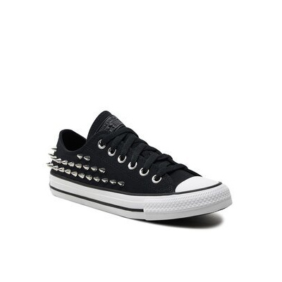 Plátěnky Converse Chuck Taylor All Star Studded A06454C Black/Silver/White 37