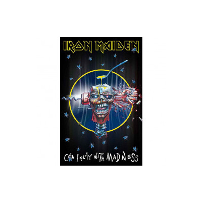 IRON MAIDEN - CAN I PLAY WITH MADNESS - TEXTILNÍ PLAKÁT