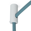 Úchytka na kabel (2x0,75mm a 3x0,75mm) stropní decentralizační - plastová Barva: bílá