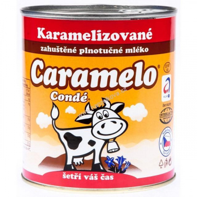 Kondenzované mléko slazené karamelizované 1 kg/plech