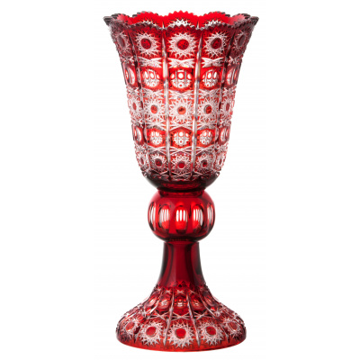 Váza Petra, barva rubín, výška 505 mm