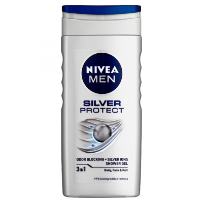 nivea men silver protect sprchový gel 250 ml – Heureka.cz