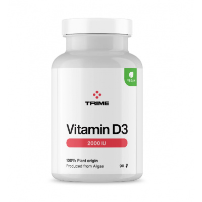 TRIME Vitamín D3, cholekalciferol 2000 IU - 90 kapslí