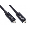 InLine 11.42.9057 USB 10Gbps (3.2 gen 2) AOC USB C(M) - USB C(M), PD 60W, 7,5m, černý