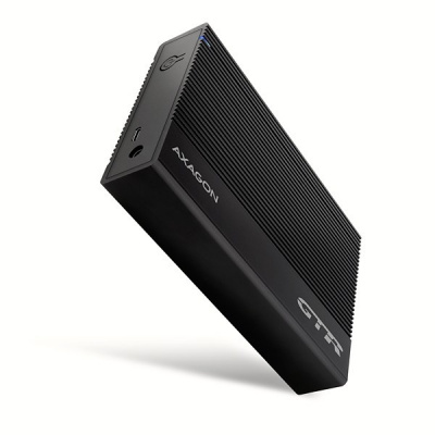 AXAGON EE35-GTR, USB-C 5Gbps - SATA 6G 3.5\&quot; RIBBED box, černý (EE35-GTR)