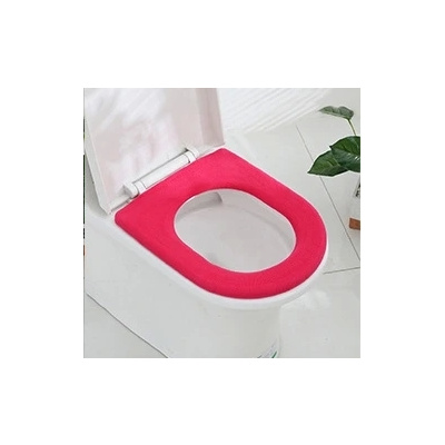 Potah na záchodové prkénko | potah na wc - červeno růžová