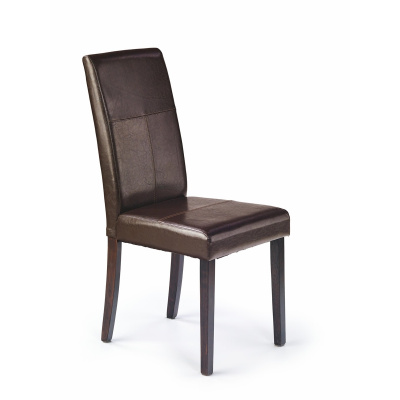 HALMAR Jídelní židle Kerry BIS - wenge / tmavě hnědá
