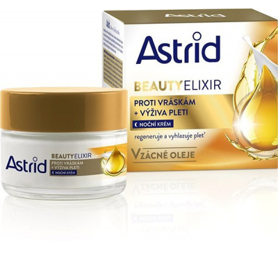 ASTRID Beauty Elixir Vyživující noční krém proti vráskám 50 ml