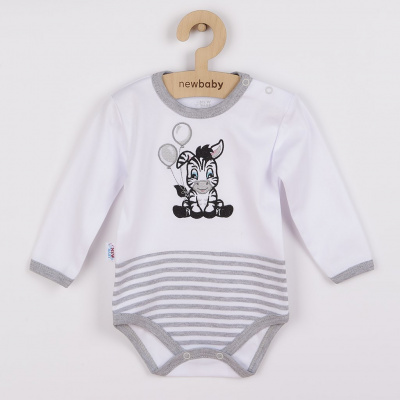 Kojenecké bavlněné body New Baby Zebra exclusive 80 (9-12m)
