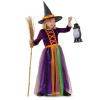 funny fashion Dětský kostým Čarodějnice barevná 152