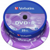 Verbatim DVD+R 4,7GB 16x, AZO, spindle, 25ks (43500)