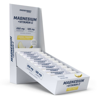 EnergyBody Magnesium Liquid + vitamín C 20 ampulí Varianta: Magnesium Liquid + vitamín C 20 ampulí