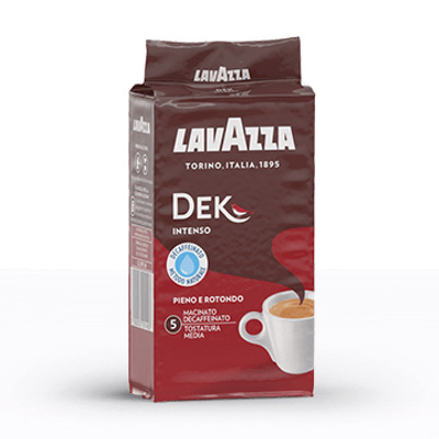 Lavazza Dek INTENSO bezkofeinová mletá káva 250g