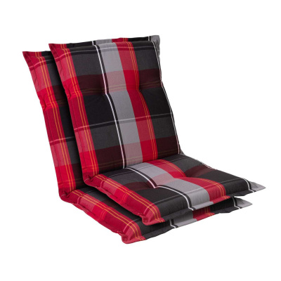 Blumfeldt Prato, čalouněná podložka, podložka na židli, podložka na nižší polohovací křeslo, na zahradní židli, polyester, 50 x 100 x 8 cm, 2x čalounění (CPT10_10271970-2_)