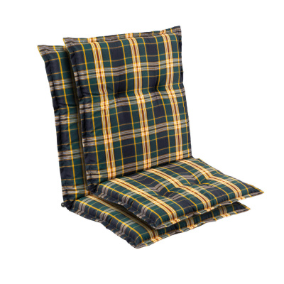 Blumfeldt Prato, čalouněná podložka, podložka na židli, podložka na nižší polohovací křeslo, na zahradní židli, polyester, 50 x 100 x 8 cm (CPT10_)