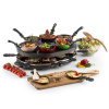 OneConcept Woklette,raclette gril, 1200 W, stolní, pro 6 osob, wok, nepřilnavý (GQ19-Woklette)