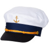 Čepice námořnická se zlatou kotvou MFH Marine - bílá, 54
