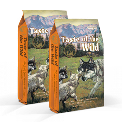 Taste of the Wild High Prairie Puppy 2 x 12,2 kg Za nákupku na prodejně