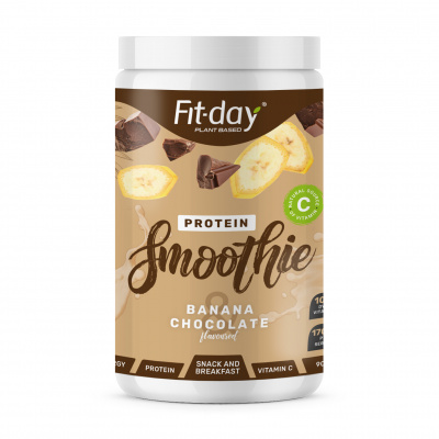 Fit-day Protein Smoothie Gramáž: 900 g, Příchuť: Banán-čokoláda