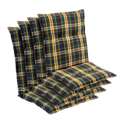 Blumfeldt Prato, čalouněná podložka, podložka na židli, podložka na nižší polohovací křeslo, na zahradní židli, polyester, 50 x 100 x 8 cm (CPT10_)