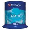 CD médium Verbatim CD-R80 700MB 100ks CD médium, 700MB, Extra Protection, 52x, 100pack, spindle 43411