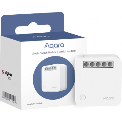 Aqara Smart Home Spínací modul T1 s Připojením neutrálního vodiče, SSM-U01