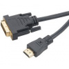 AKASA kabel DVI-D - HDMI, 2m AK-CBHD06-20BK