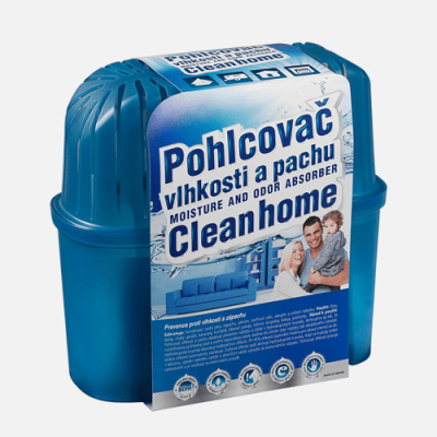 Den Braven - Pohlcovač vlhkosti a pachu CLEANHOME, 1300 g, komplet balení