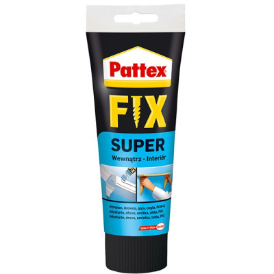 Pattex Fix Super PL50 univerzální montážní lepidlo, bílé, tuba 250 g