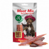 JK ANIMALS Meat Snack Mix, sušené kuřecí a kachní maso, jehněčí a králičí filety 80 g