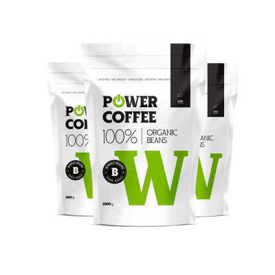 Powerlogy Organic Coffee Strong 1 kg Triple Pack