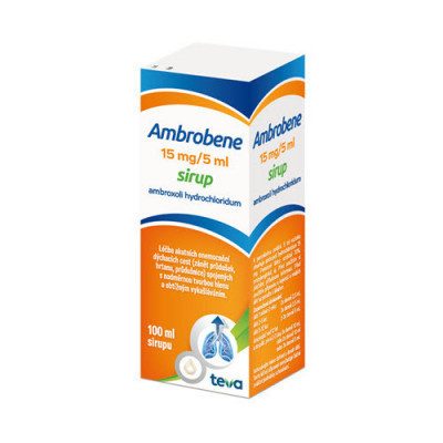 Ambrobene 15 mg/5 ml por.sir. 1 x 100 ml