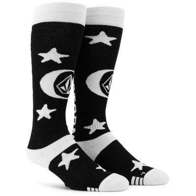 VOLCOM ponožky Synth Sock Black (BLK2120) velikost: S/M