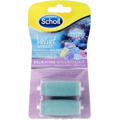 Rotační hlavice Scholl Velvet Smooth Wet & Dry 2 kusů