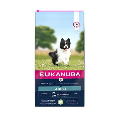 Eukanuba komerční, Iams Eukanuba Dog Adult Small&Medium Lamb&Rice 12kg