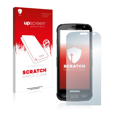 Čirá ochranná fólie upscreen® Scratch Shield pro Brondi Amico (Ochranná fólie na displej pro Brondi Amico)