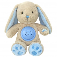 Baby Mix plyšový usínáček králíček s projektorem modrá