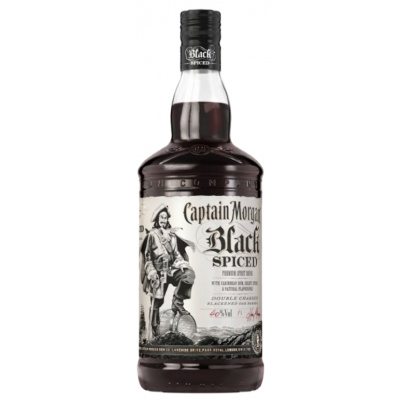 Rum Captain Morgan Black Spiced 1l 40%