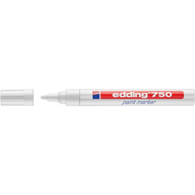Edding Lakový popisovač edding 750 bílý, tloušťka 2,0–4,0 mm